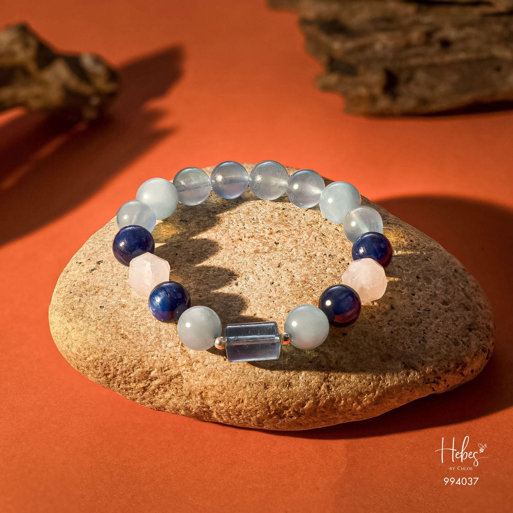 Throat Chakra Aquamarine Bracelet 994037