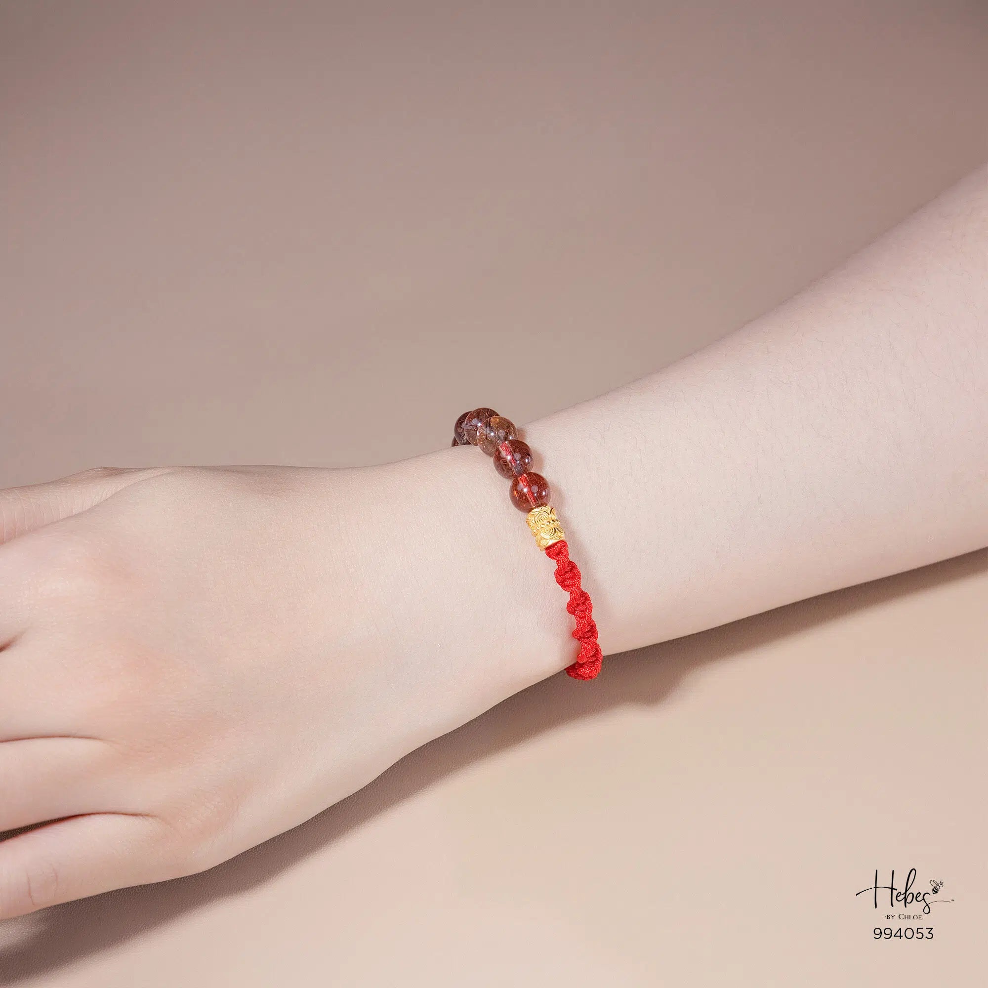 Mantra Red Rutilated Quartz Bracelet 994053