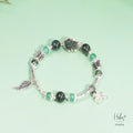 Custom Limited Pixiu Green Rutilated Quartz Bracelet 994096
