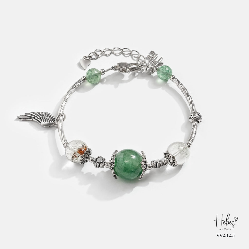 Green Strawberry Angel Wing Bracelet 994145