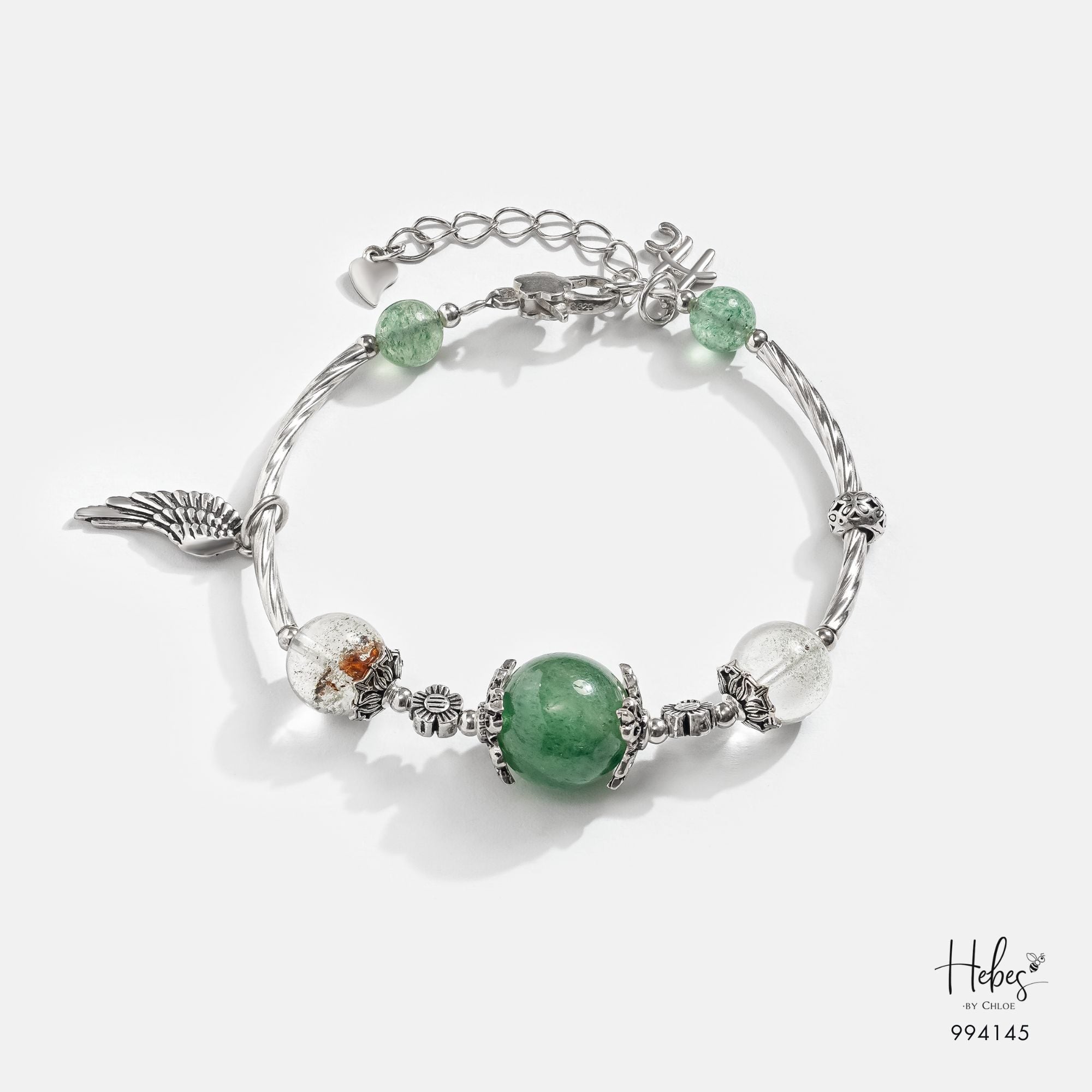 Green Strawberry Angel Wing Bracelet 994145