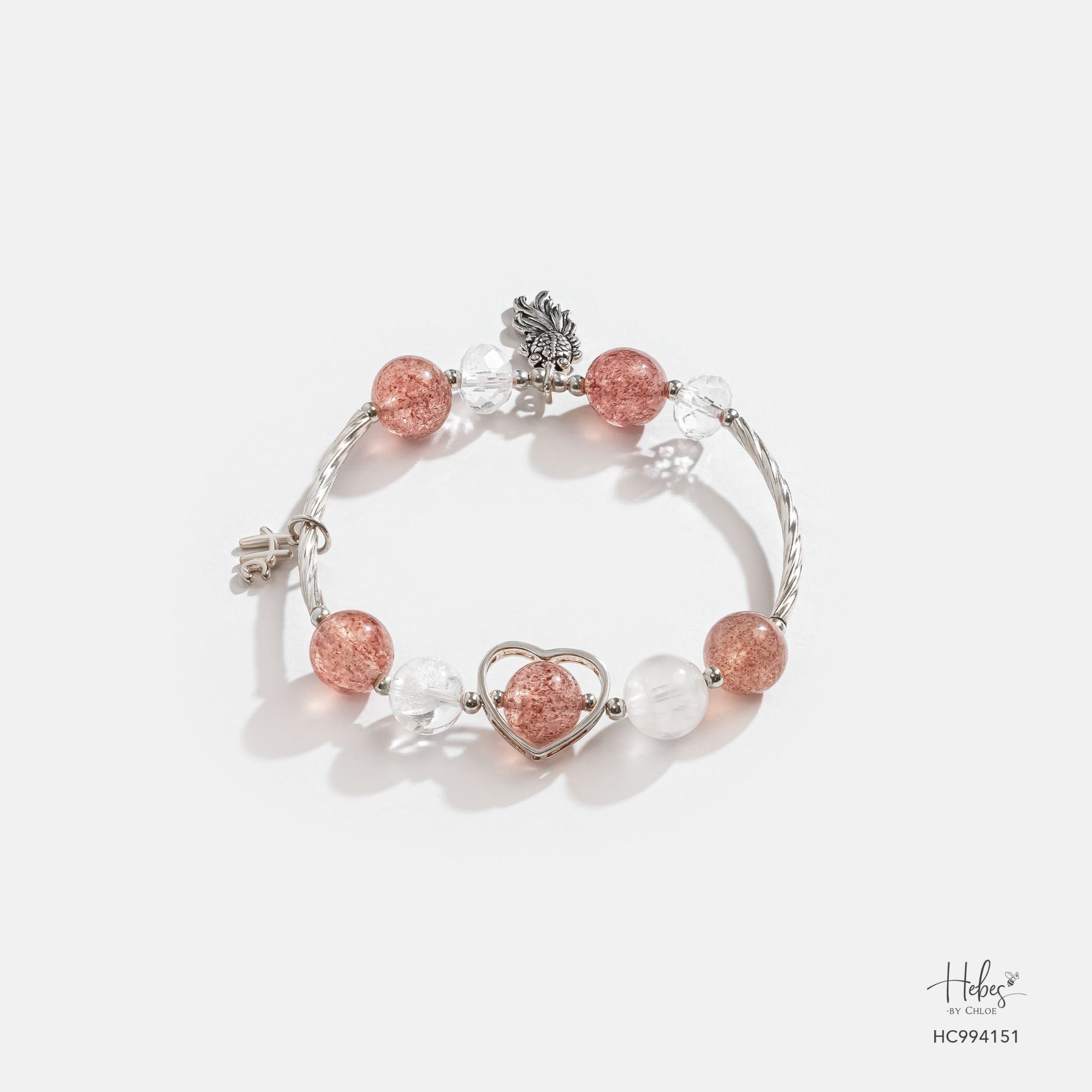 Rising Star Red Strawberry Quartz Bracelet 994151