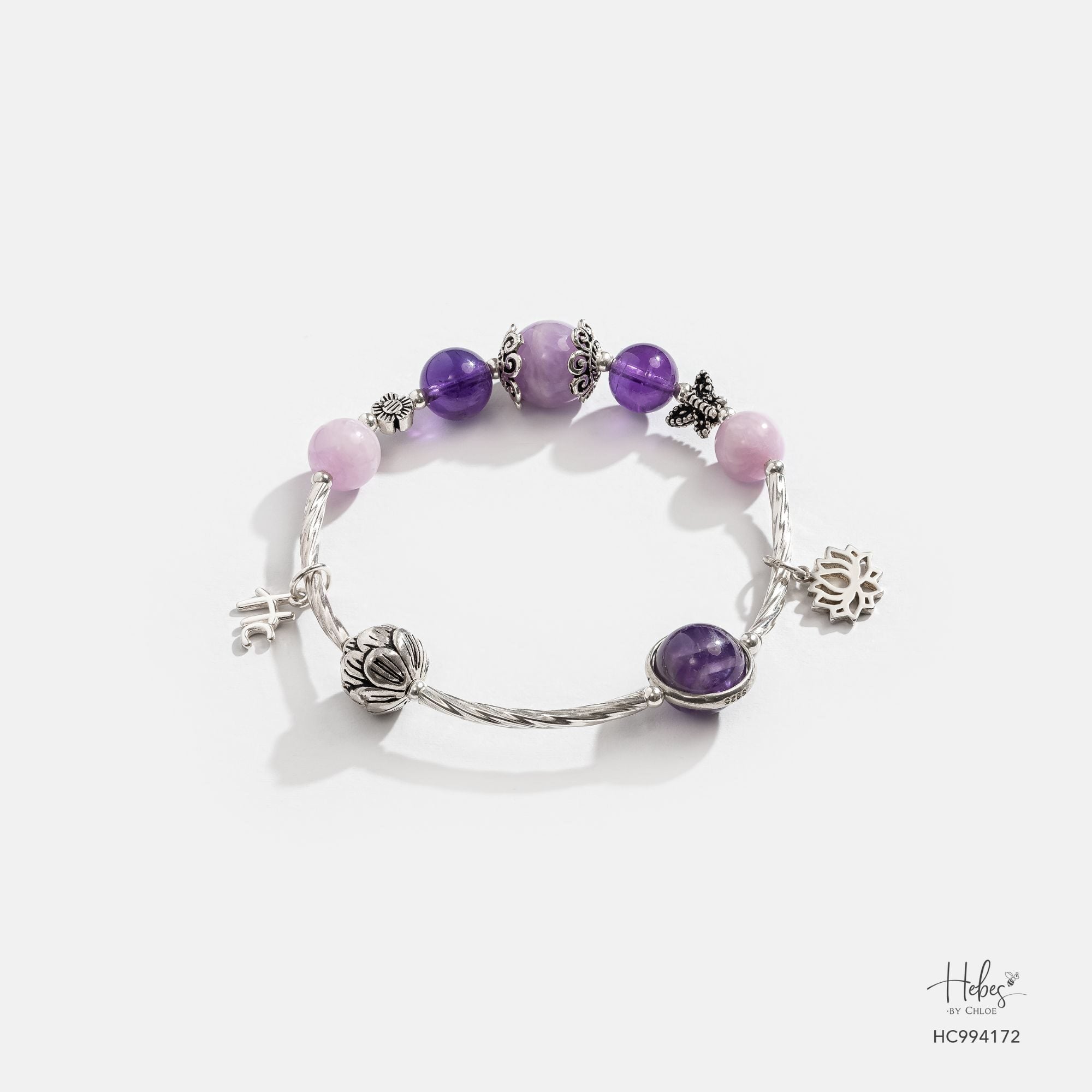 Amethyts Lotus Bracelet 994172