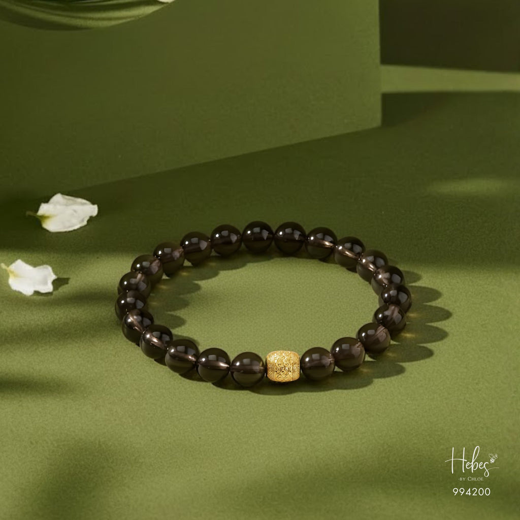 The Emperor Black Smoky Gold Lu Feng Bracelet 994200