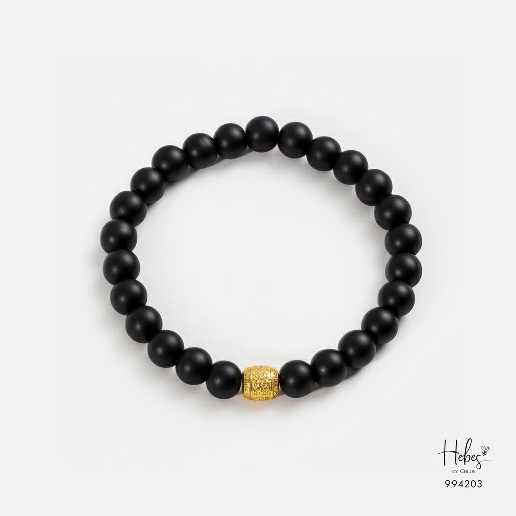 The Emperor Black Matte Gold Lu Feng Bracelet 994203