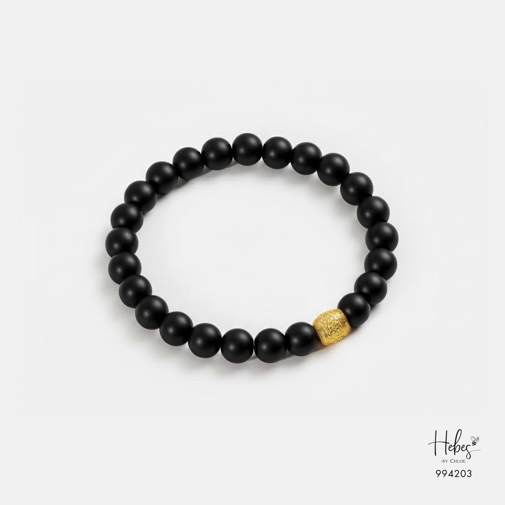 The Emperor Black Matte Gold Lu Feng Bracelet 994203