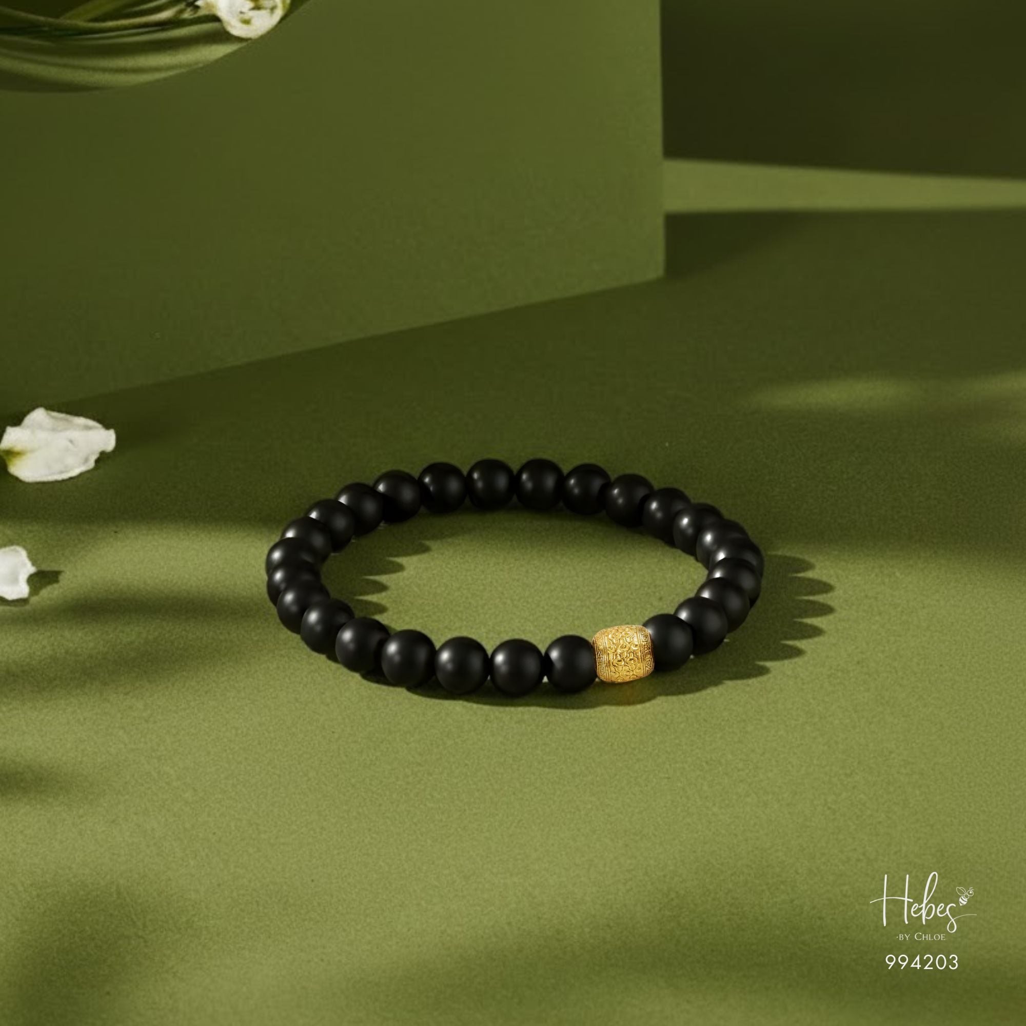 The Emperor Black Matte Gold Lu Feng Bracelet 994203