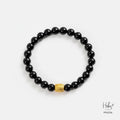 The Emperor Black Agate Gold Lu Feng Bracelet 994206
