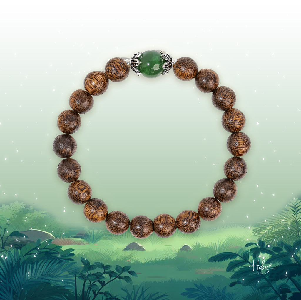 Vietnamese Agarwood Jade Bracelet HC3079