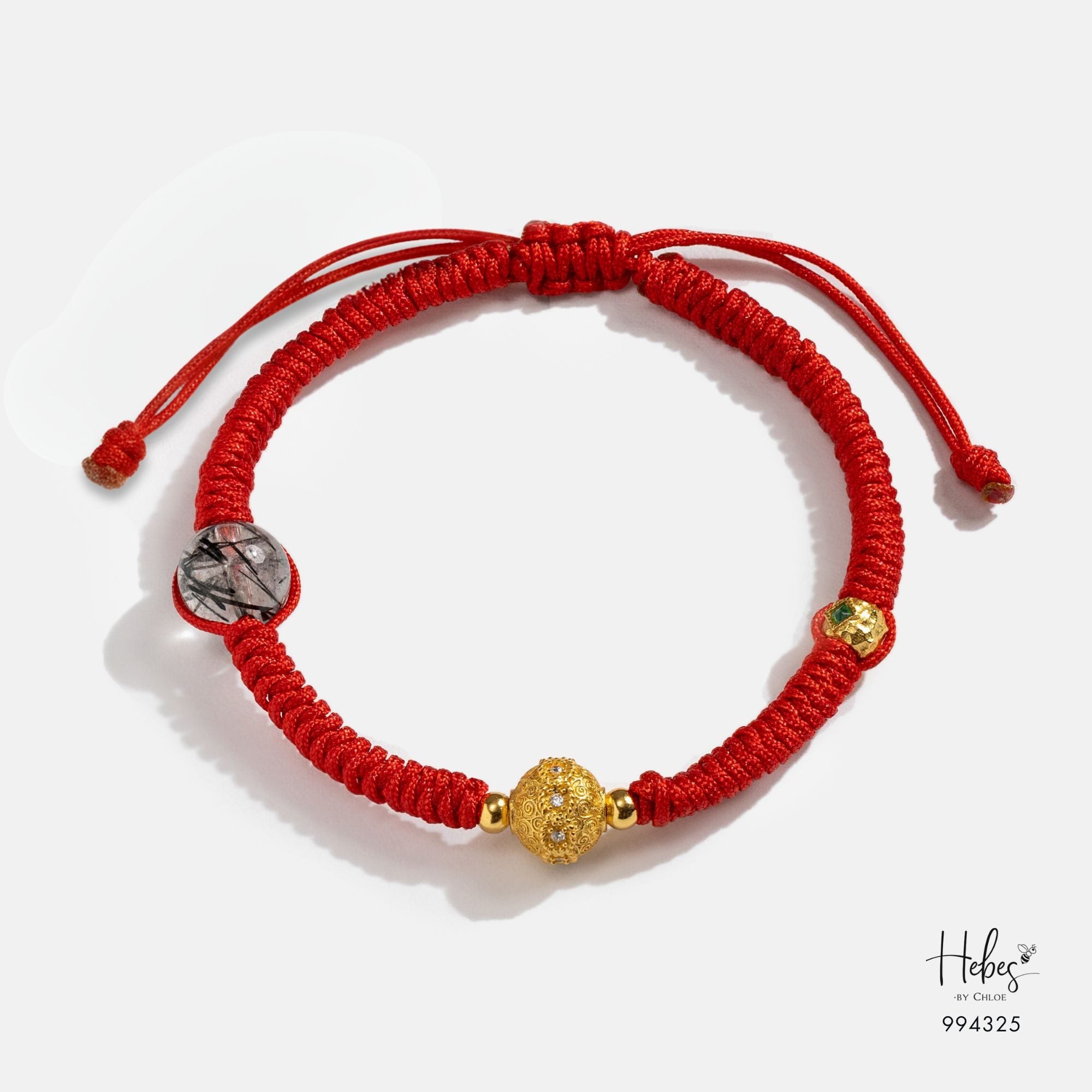 Mantra Black Rutilated Blessing Bracelet 994325