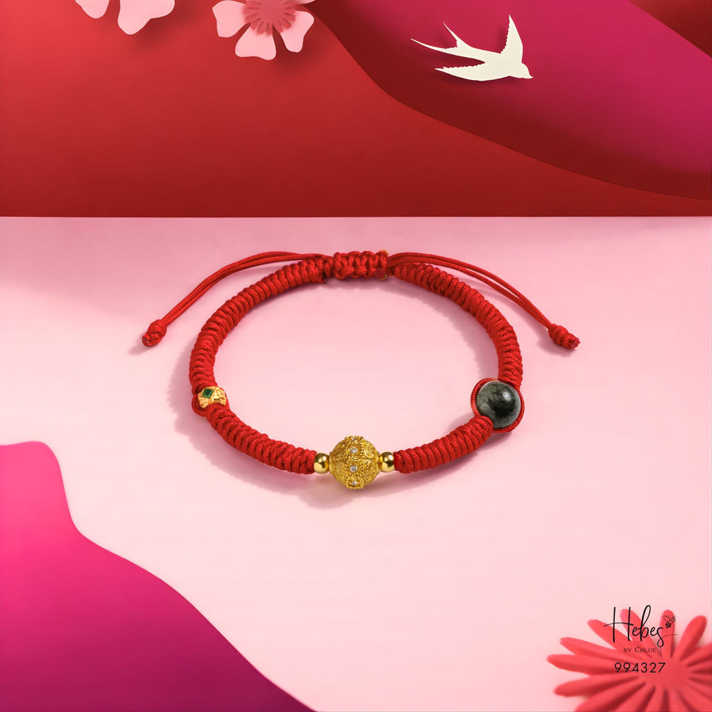 Mantra Green Rutilated Blessing Bracelet 994327