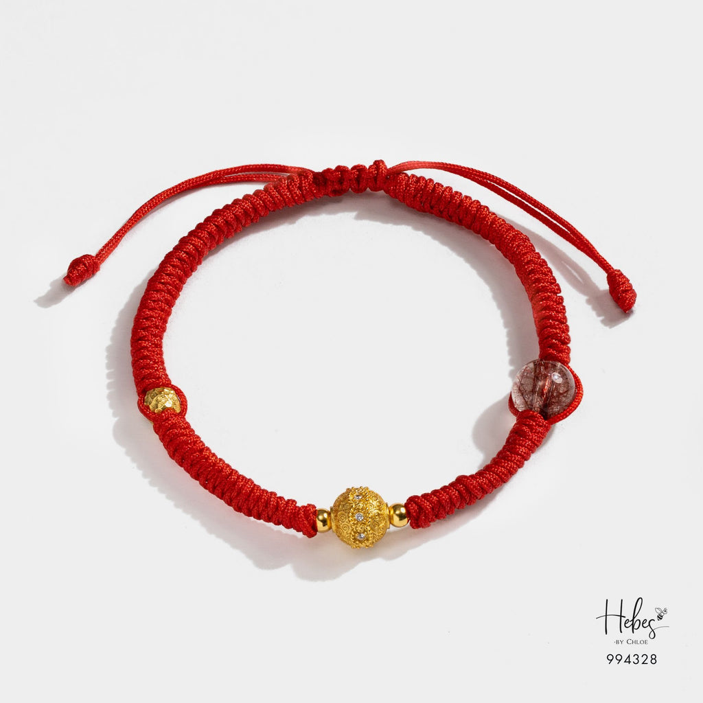 Mantra Red Rutilated Blessing Bracelet 994328