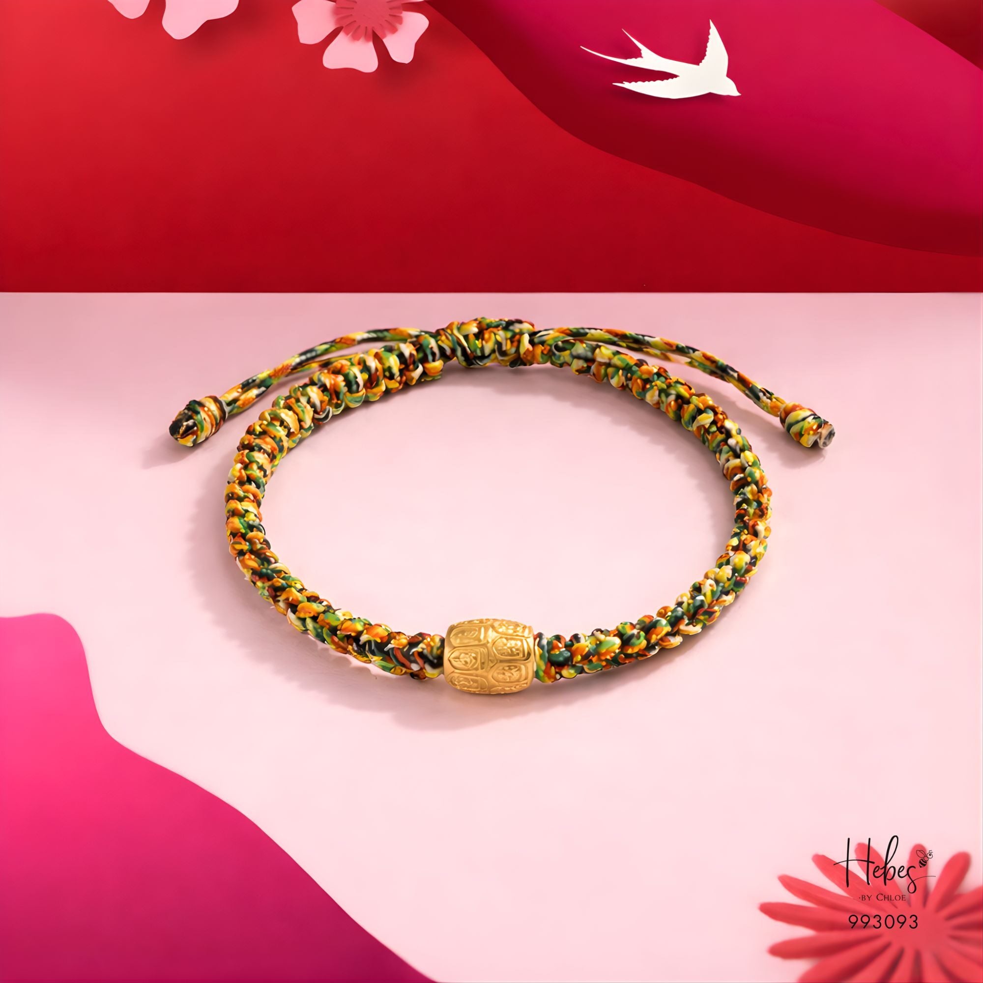 Mantra Golden Sutra Charm Bracelet (For Him) 994338