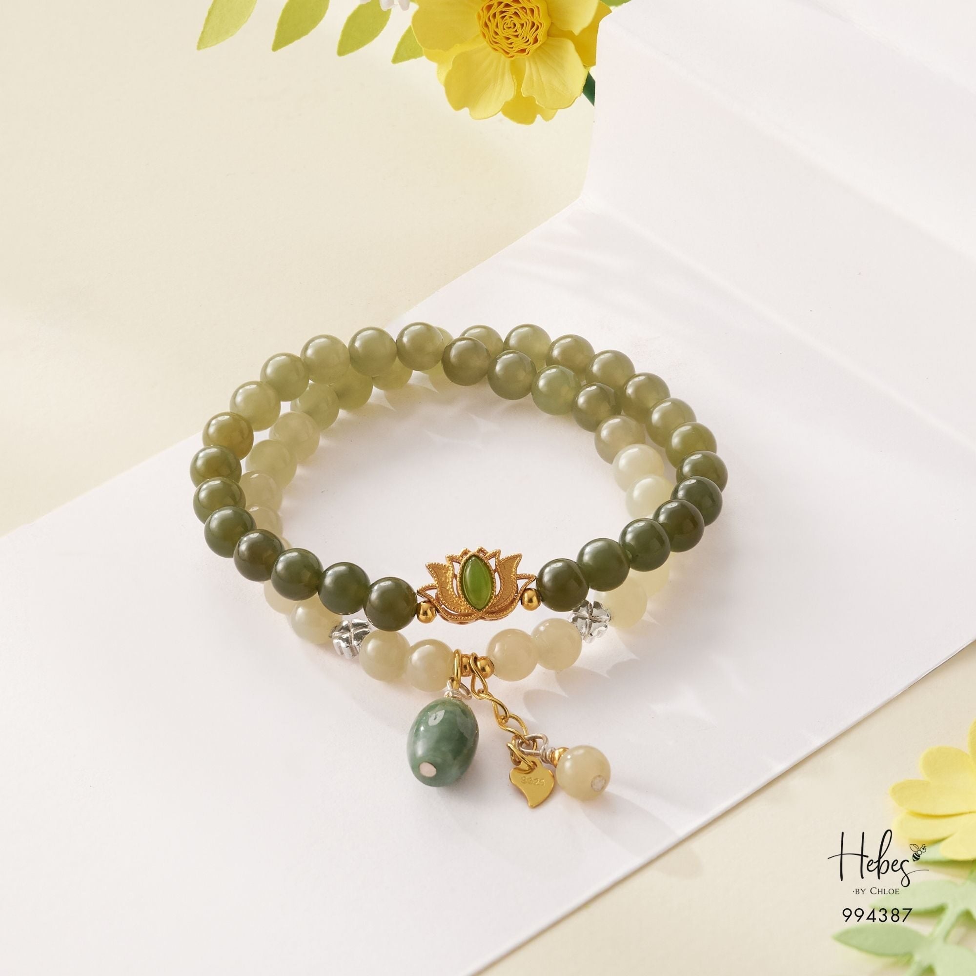 Nephrite Tranquil Peace Bracelet 994387