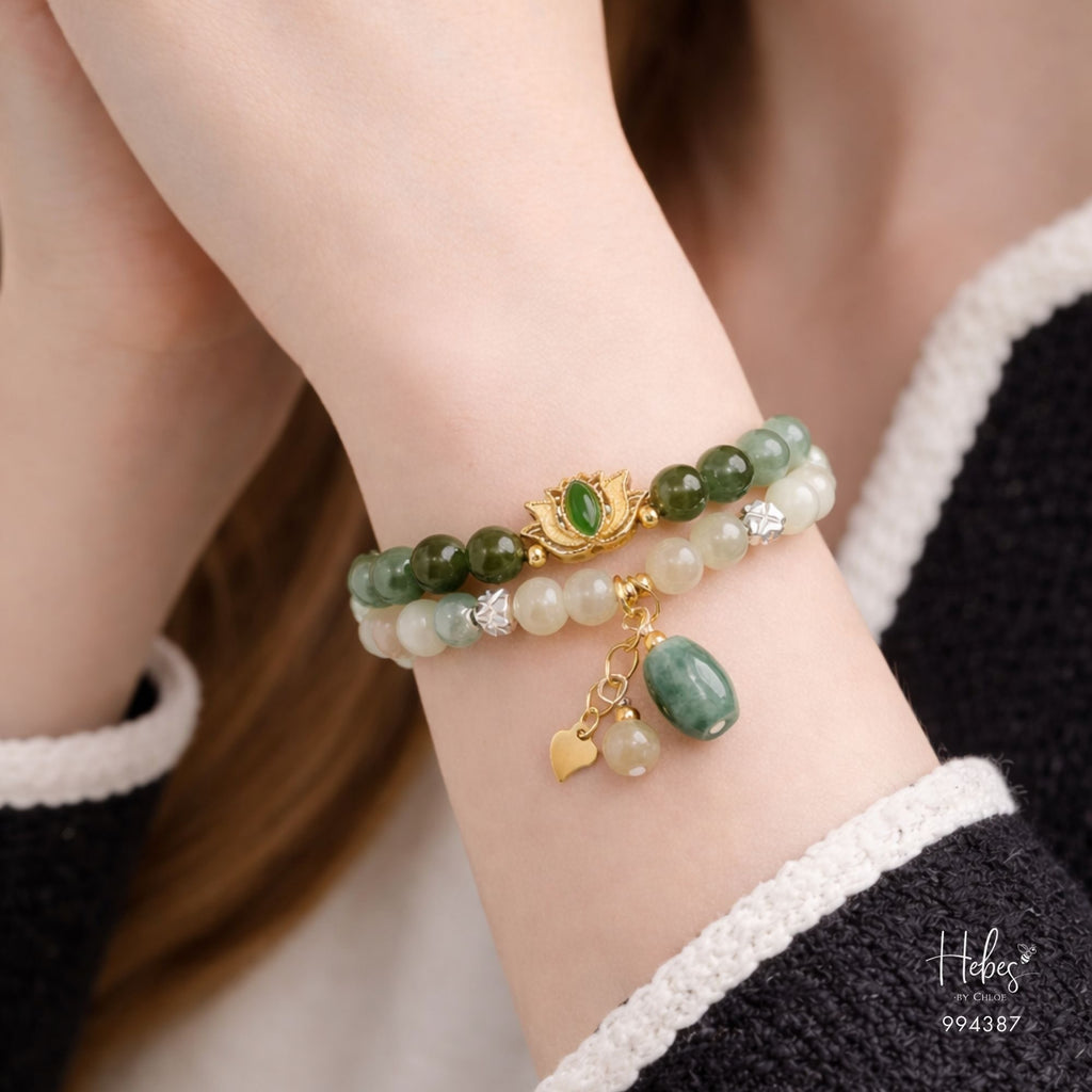 Nephrite Tranquil Peace Bracelet 994387