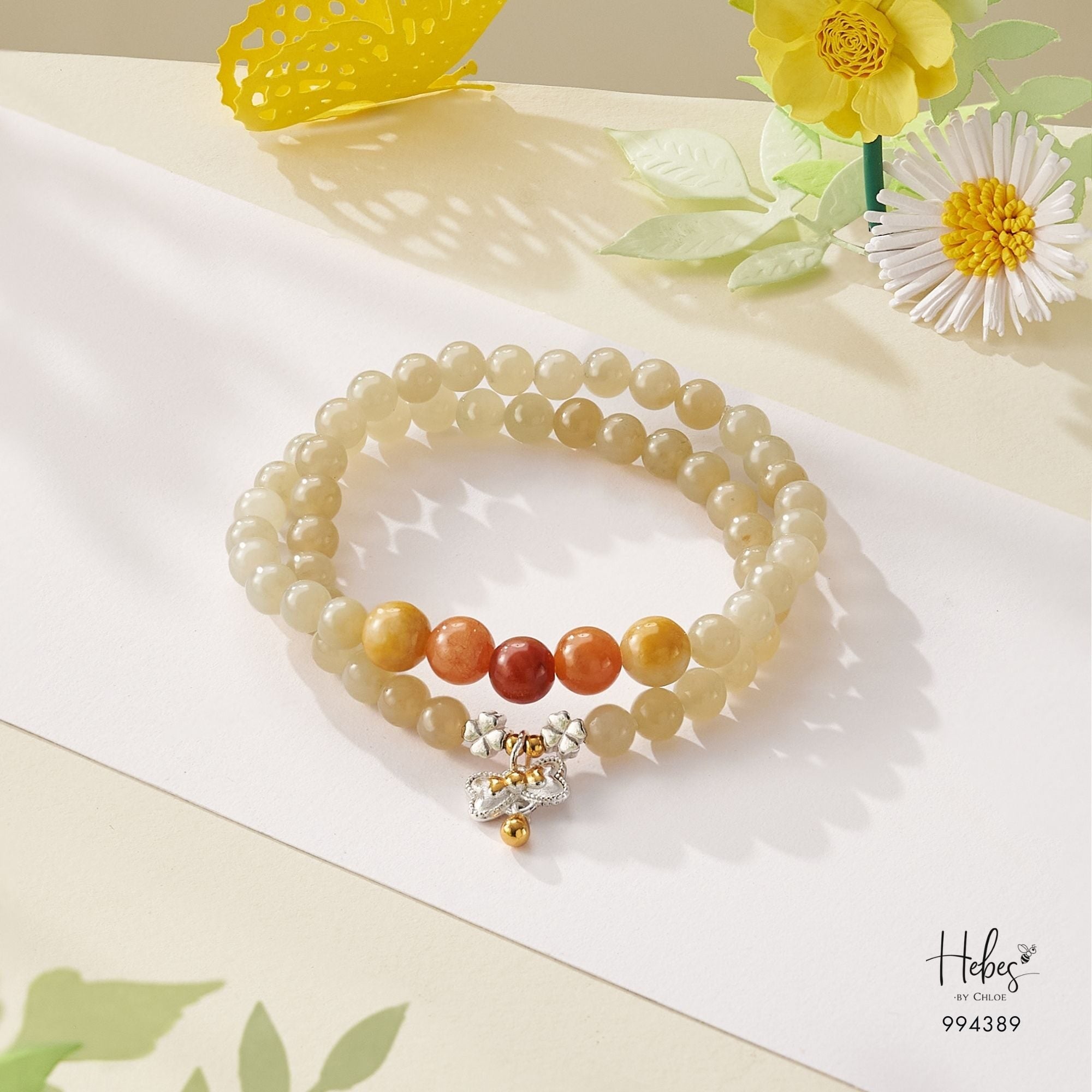 Four - Tone Jade Luminous Bond Bracelet 994389