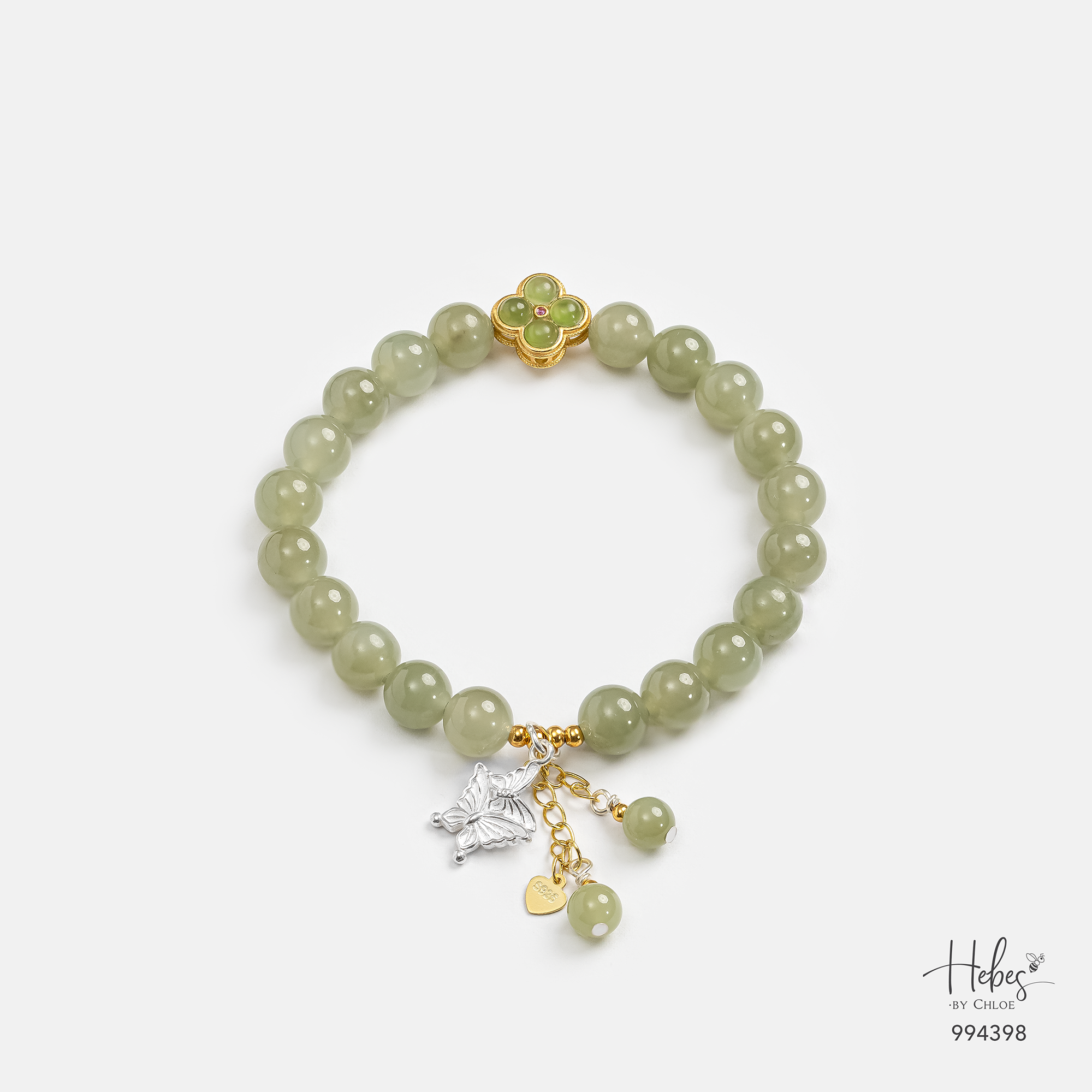 Green Nephrite Sovereign Flow Bracelet 994398