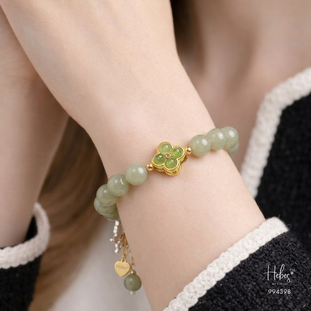 Green Nephrite Sovereign Flow Bracelet 994398
