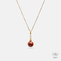 Red Jade Luminous Dawn Pendant 556047