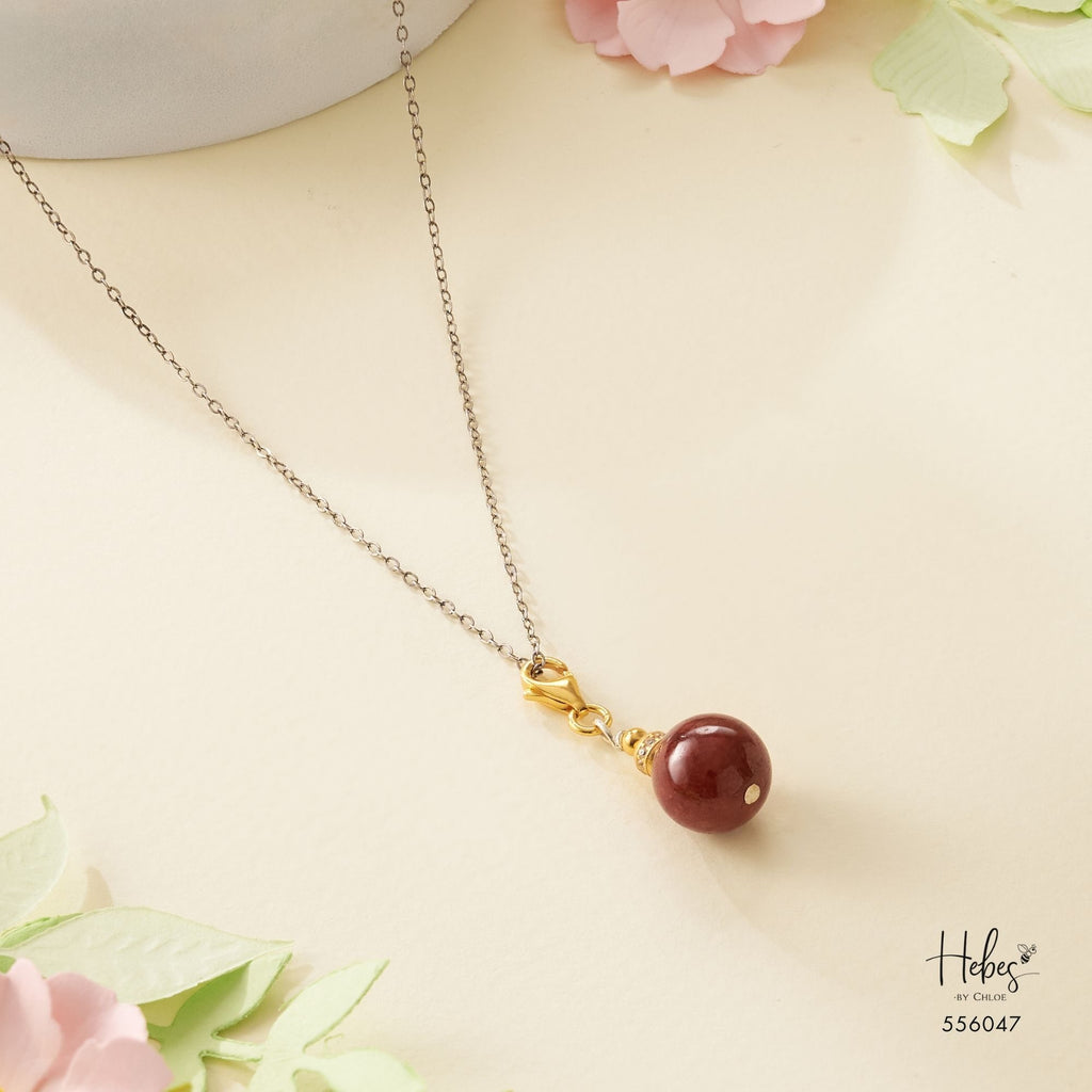 Red Jade Luminous Dawn Pendant 556047