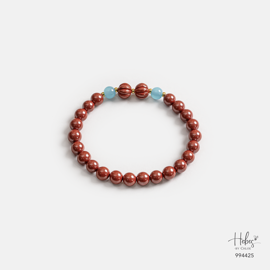 Cinnabar Serenity Aquamarine Bracelet 994425