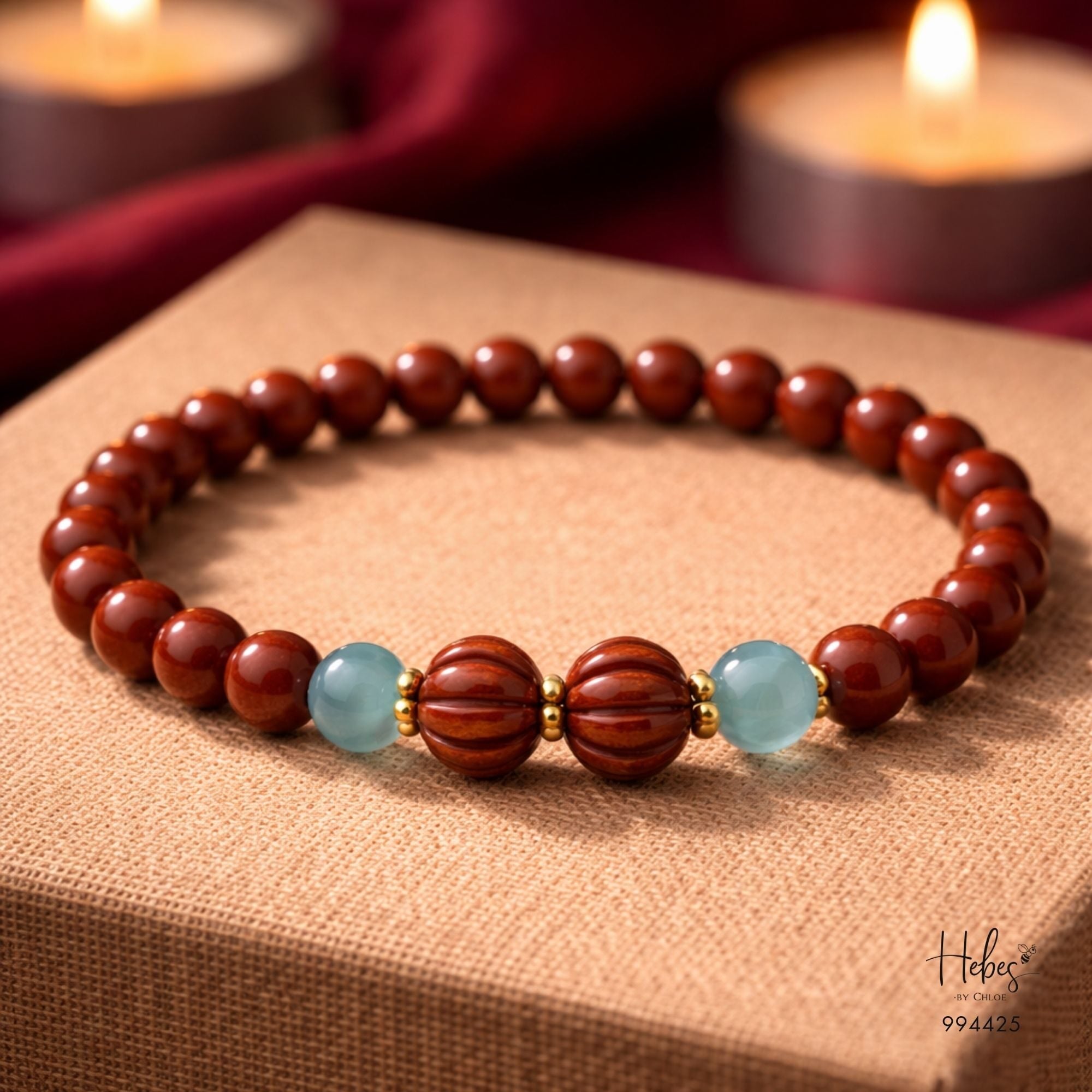Cinnabar Serenity Aquamarine Bracelet 994425