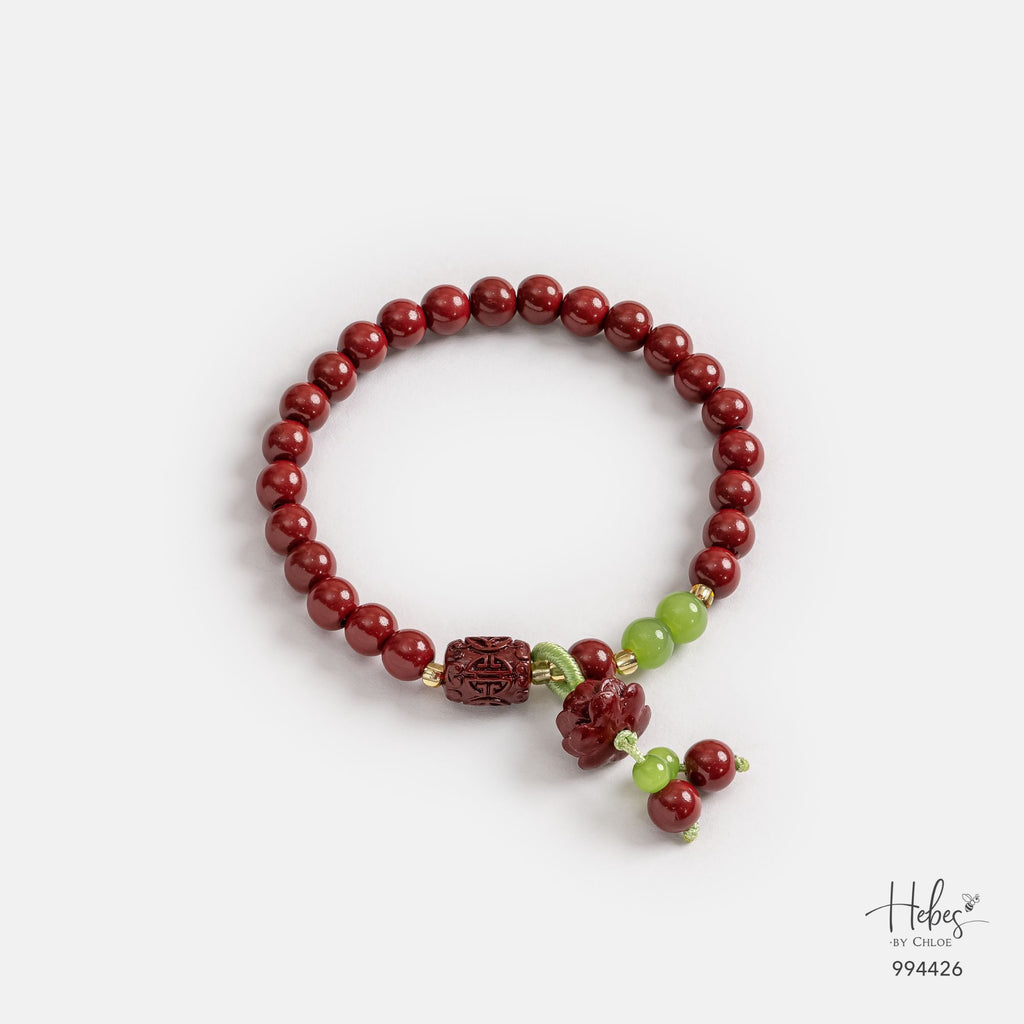 Cinnabar Lotus Harmony Bracelet 994426