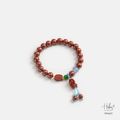 Cinnabar Prosperity Fu (福) Blessing Bracelet 994431