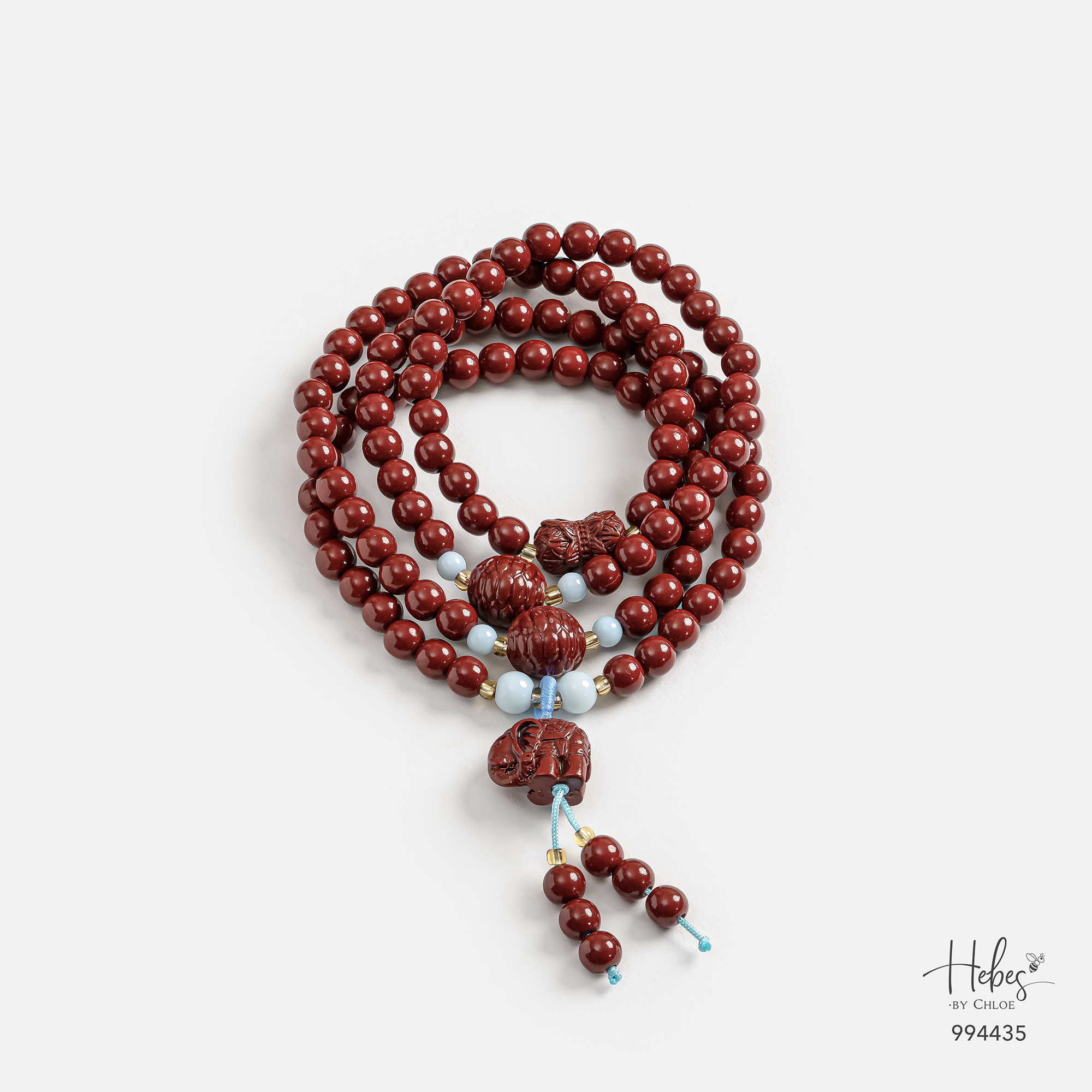 Cinnabar Vajra Guardian Mala Bracelet 994435