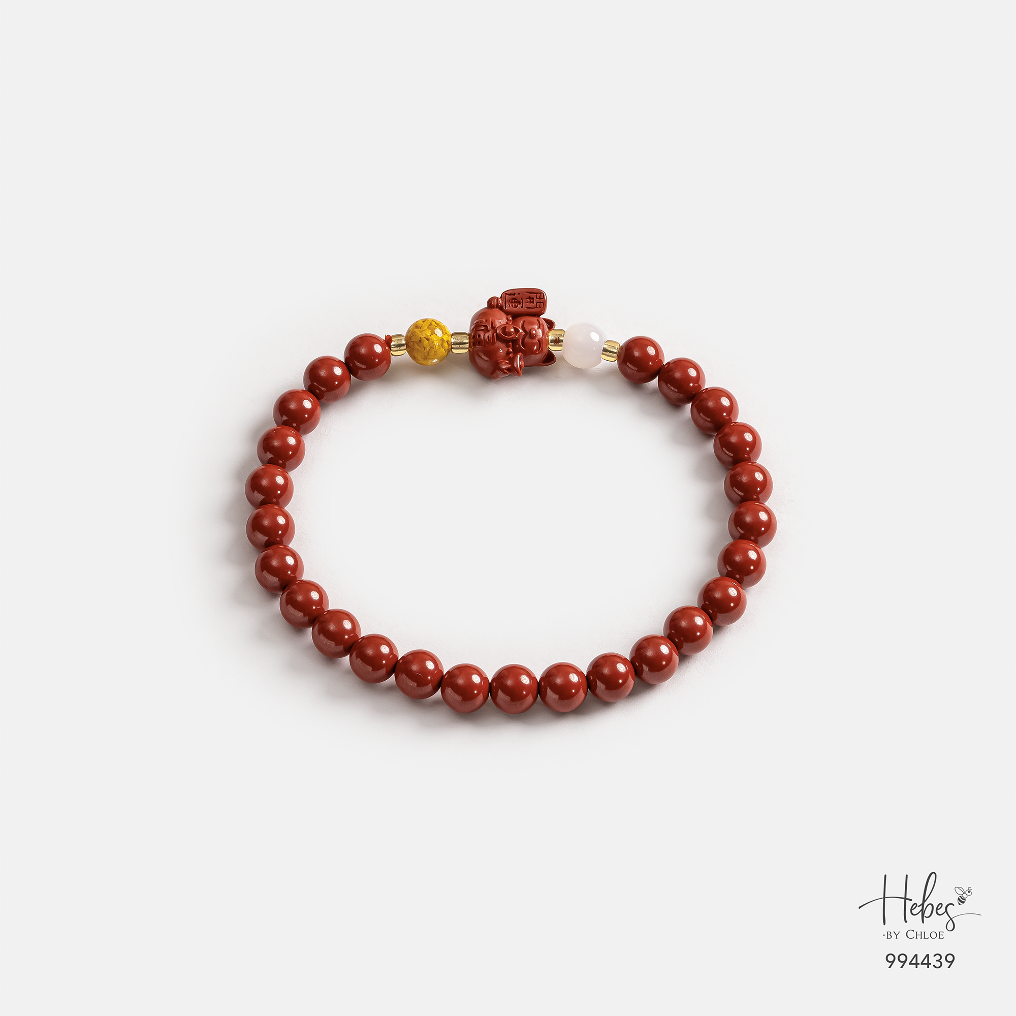 Cinnabar Lucky Cat Bracelet 994439