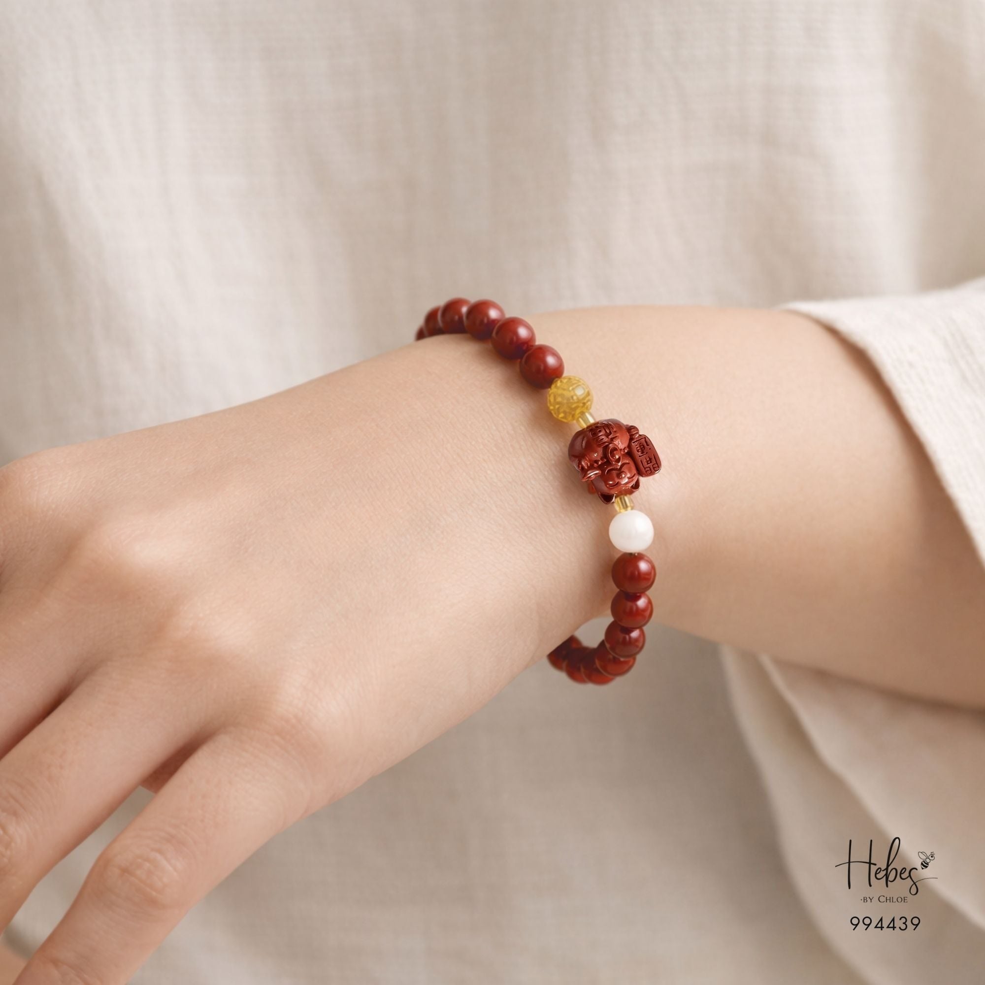 Cinnabar Lucky Cat Bracelet 994439