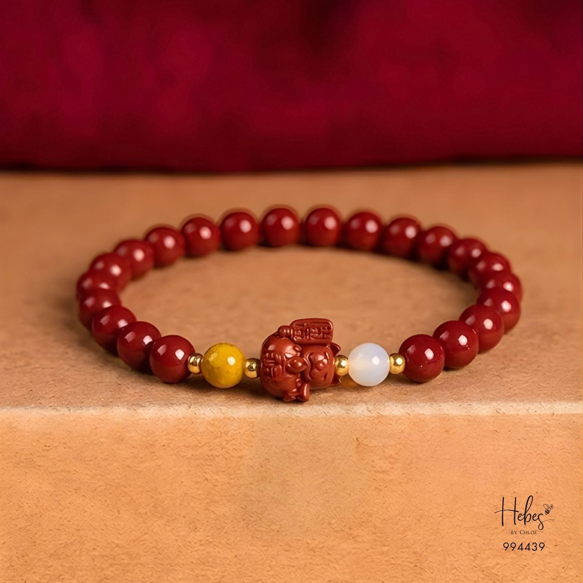 Cinnabar Lucky Cat Bracelet 994439