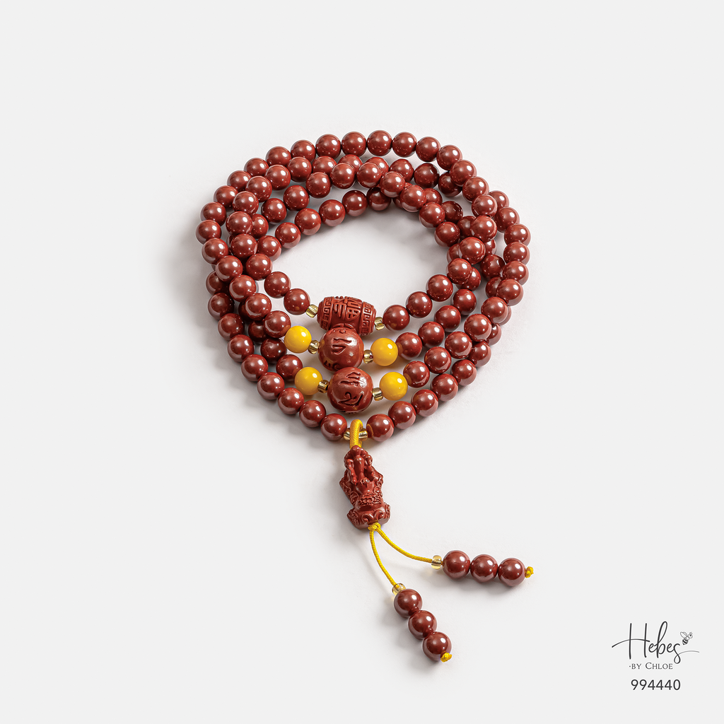 Cinnabar Pixiu Mantra &amp; Lu Tong Prosperity Bracelet 994440