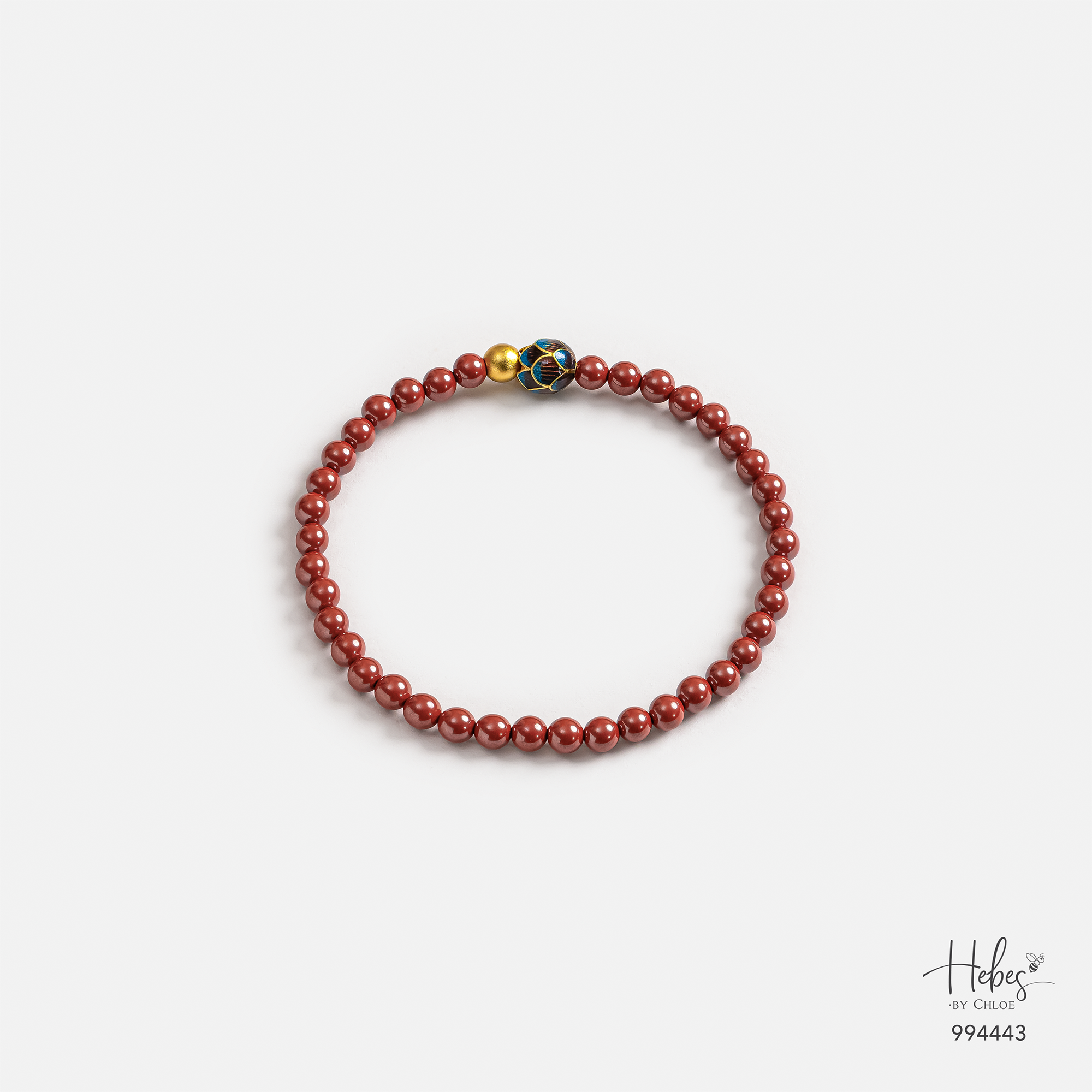 Cinnabar Lotus Harmony Bracelet 994443