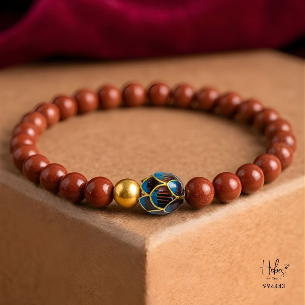 Cinnabar Lotus Harmony Bracelet 994443
