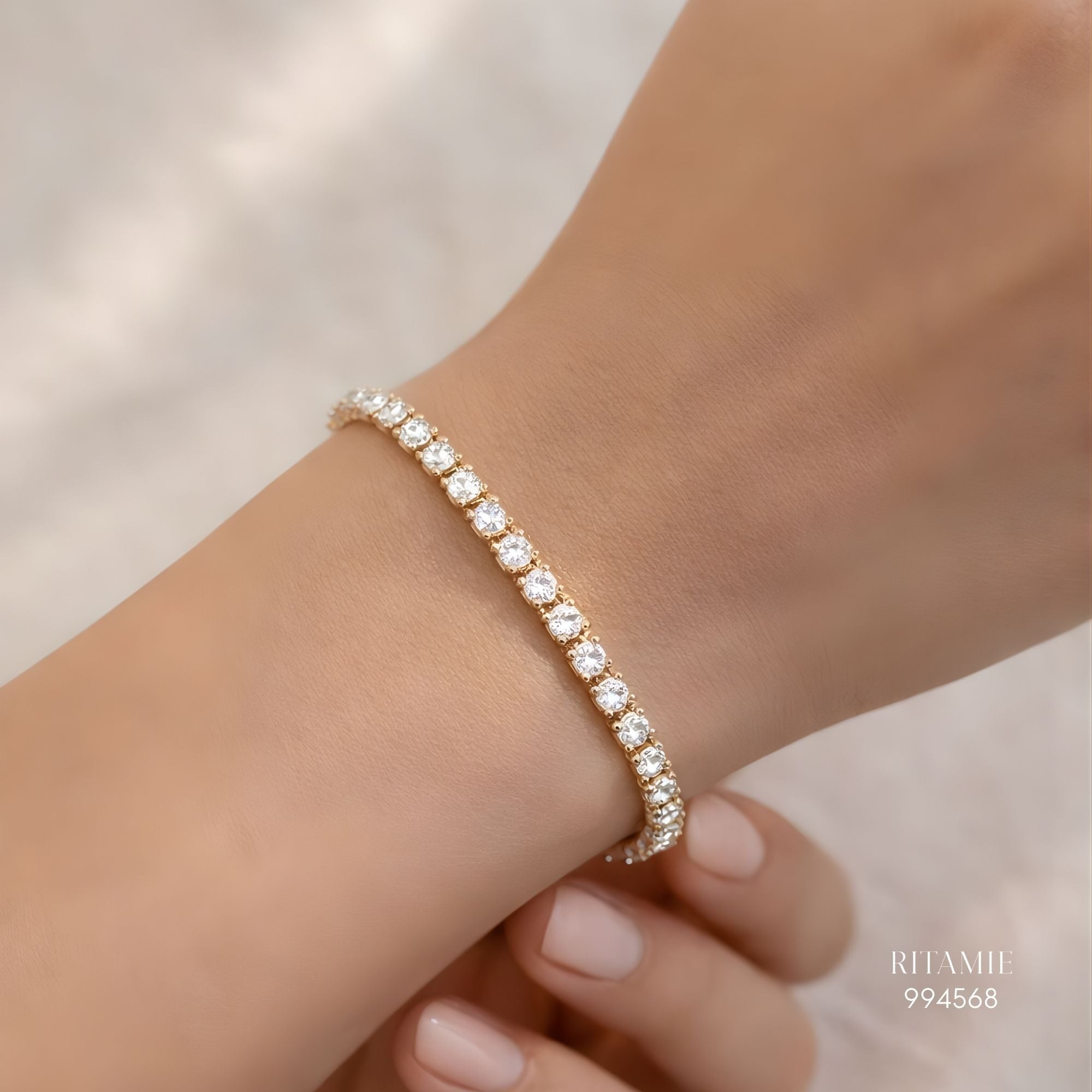 The Golden Aurora Tennis Bracelet 994568
