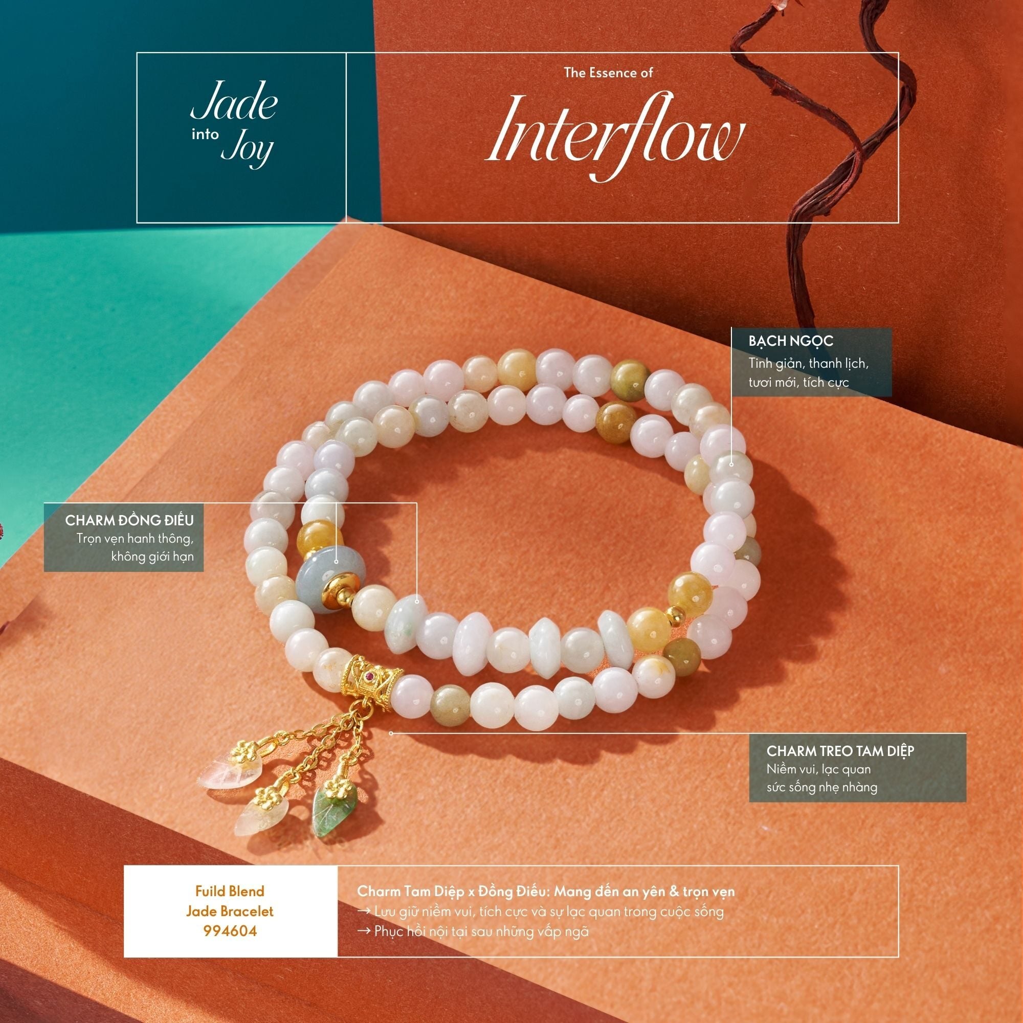 Fuild Blend Jade Bracelet 994604