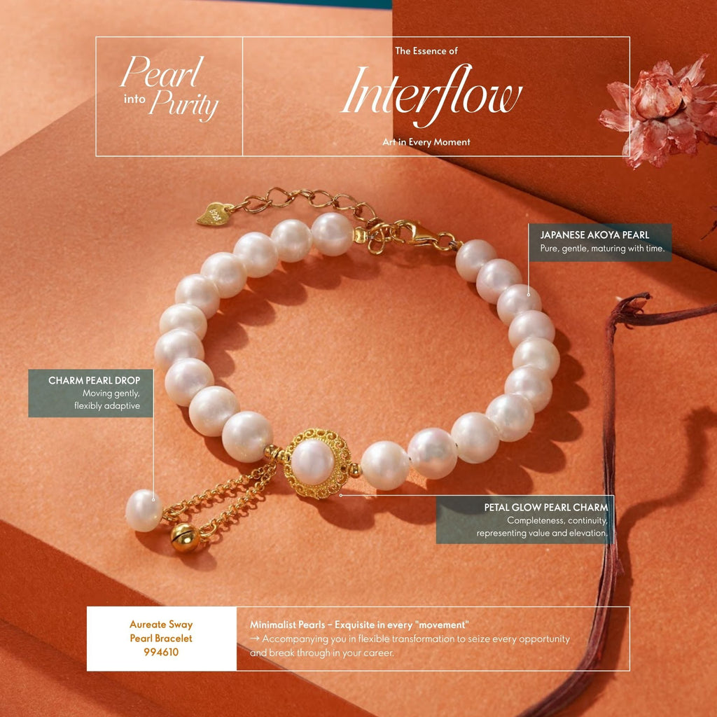 Aureate Sway Akoya Pearl Bracelet 994610