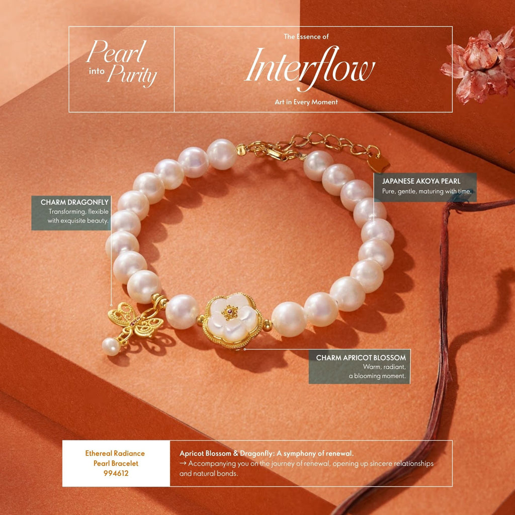 Ethereal Radiance Pearl Bracelet 994612