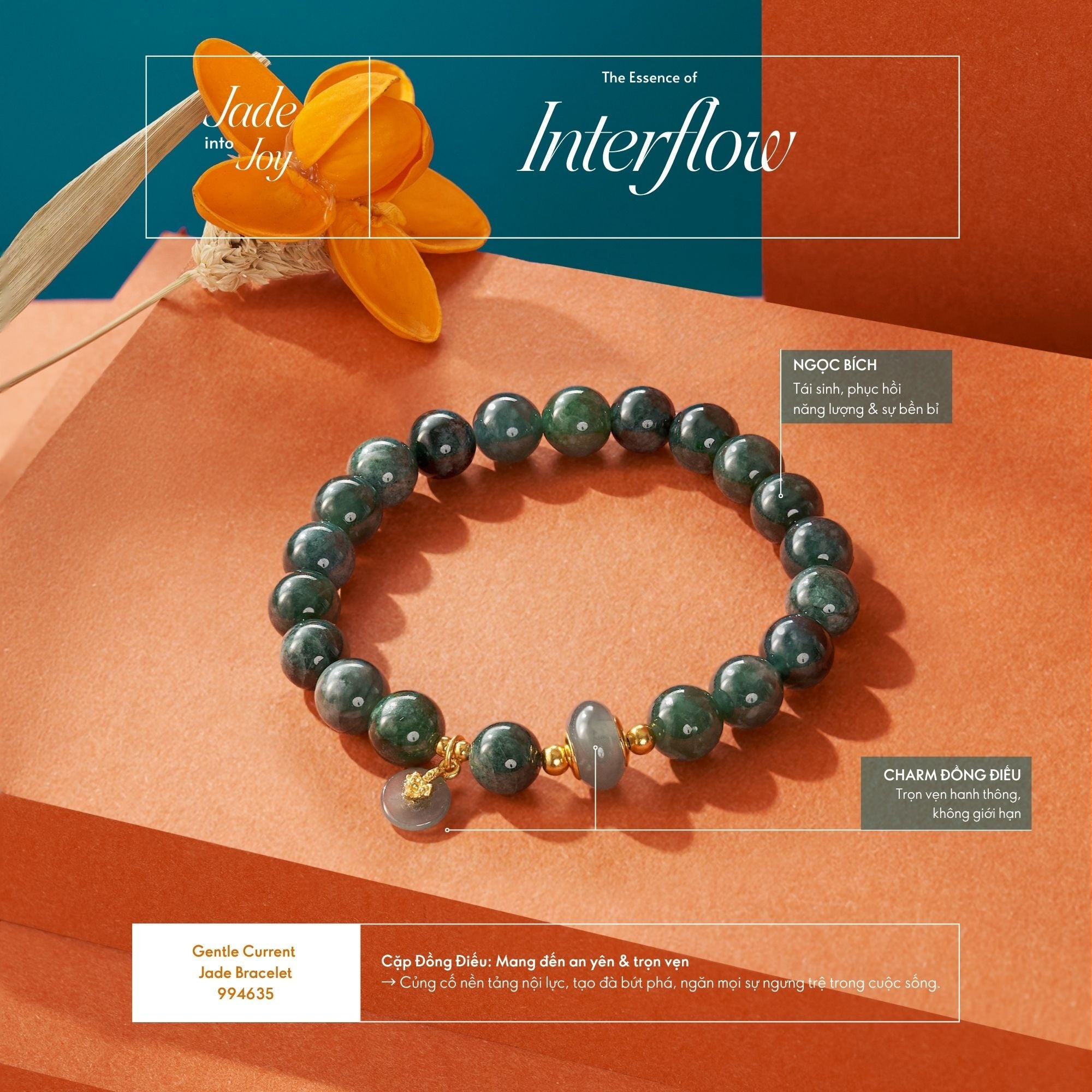 Gentle Current Jade Bracelet 994635