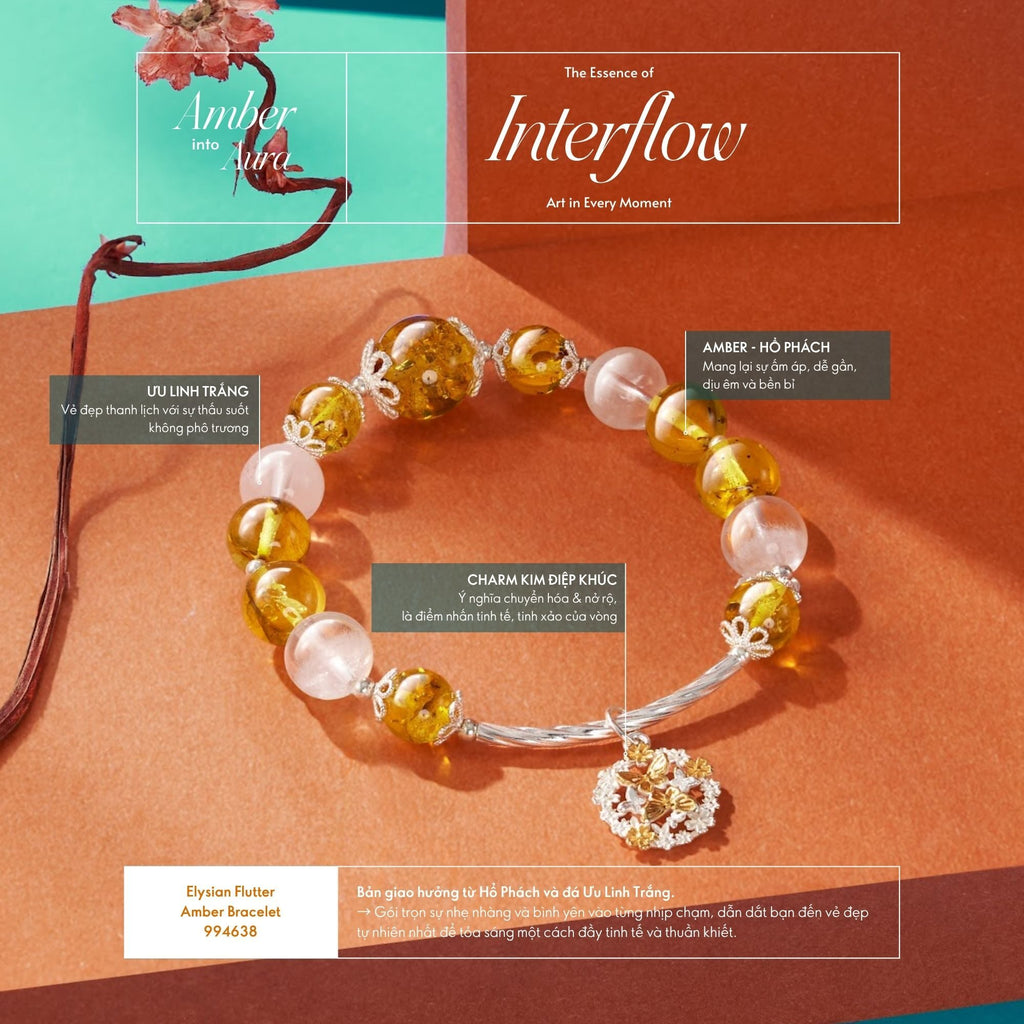 Elysian Flutter Amber Bracelet 994638