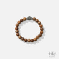 Vietnamese Agarwood Green Rutilated Quartz Bracelet HC2358