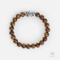 Vietnamese Agarwood Pixiu Dragon Charm Bracelet (10mm) - HC2746