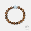 Vietnamese Agarwood Aquamarine Bracelet HC2334
